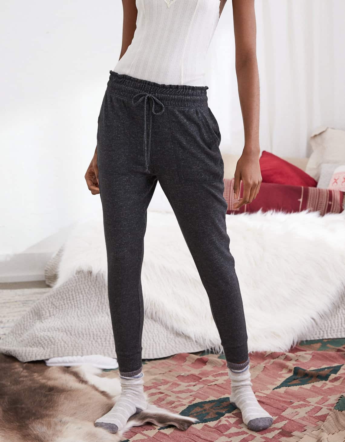 aerie plush jogger